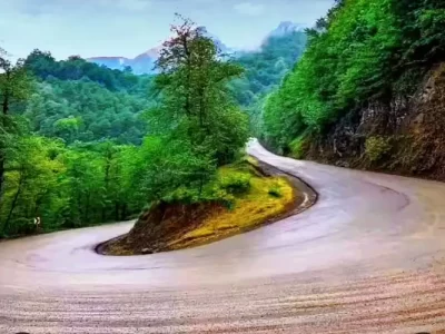 جاهای دیدنی سیاهکل-جاده سیاهکل دیلمان