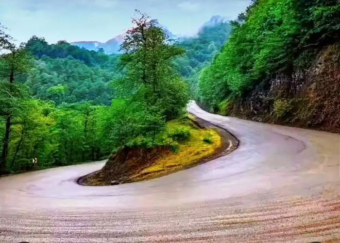 جاهای دیدنی سیاهکل-جاده سیاهکل دیلمان