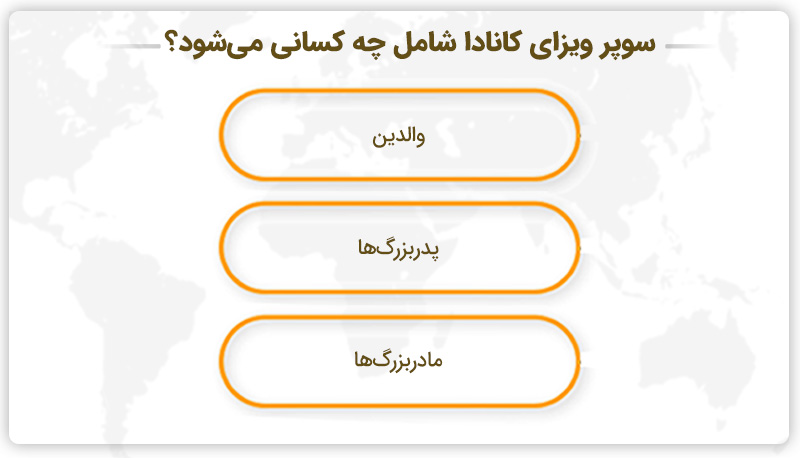 سوپر ویزای کانادا برای والدین و پدربزرگ‌ها و مادربزرگ‌ها