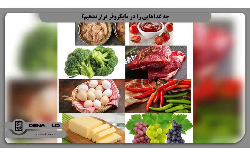 غذا های قابل استفاده در مایکرویو