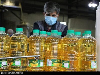 1100 تن روغن با نرخ جدید امروز توزیع شد