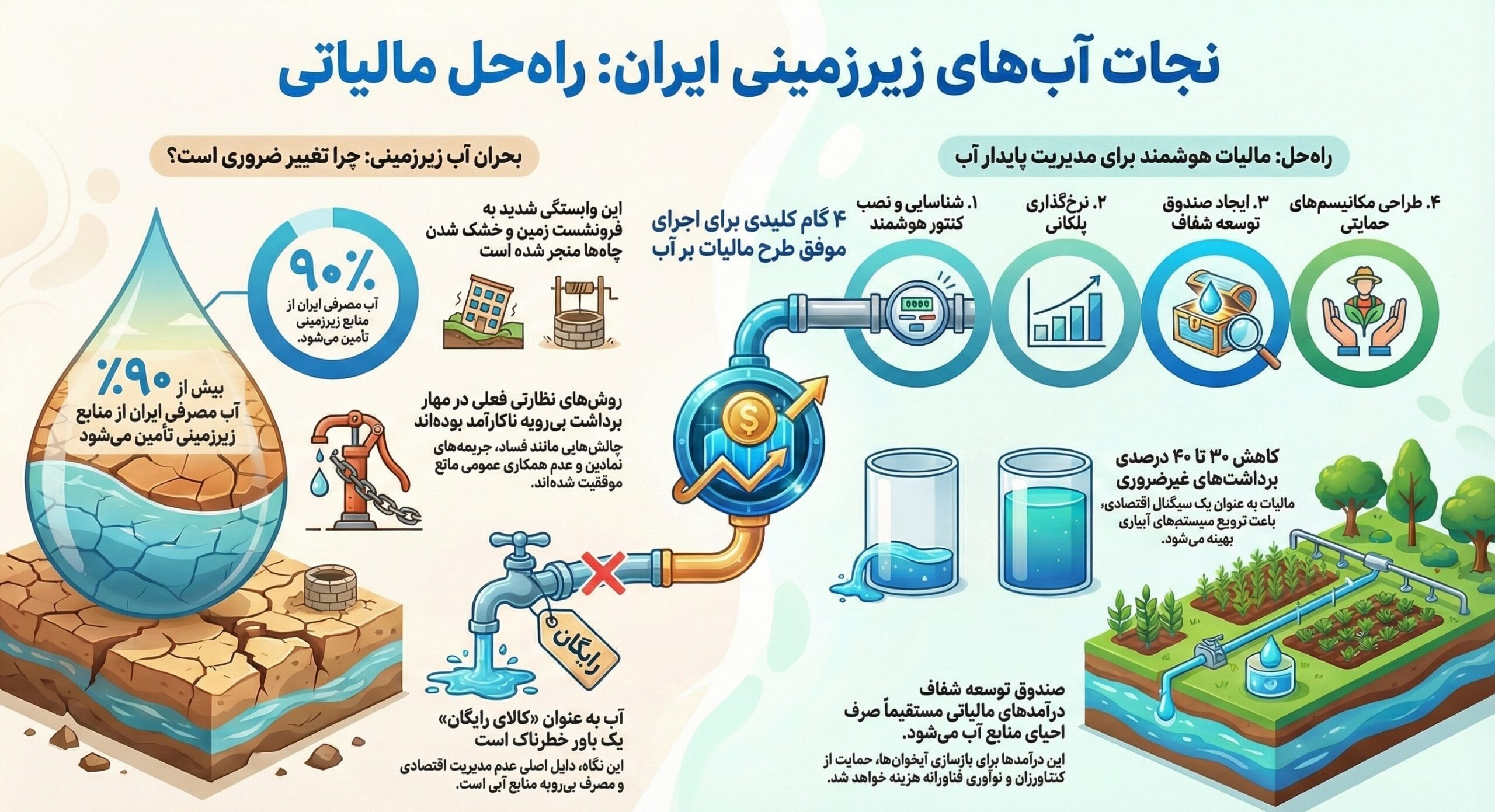 معجزۀ آبخیزداری , سازمان جنگل‌ها، مراتع و آبخیزداری کشور , آبخیزداری , احیای منابع زیرزمینی آب , بحران آب ایران , بحران آب , 