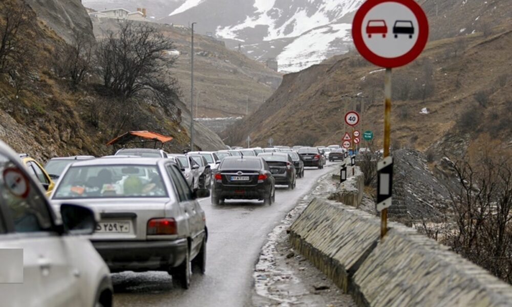 جاده چالوس دوطرفه شد