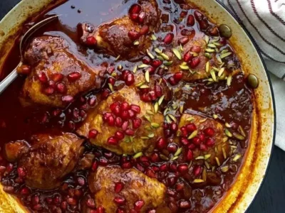 طرز تهیه مرغ سماقی با این دستور ویژه مخصوص مهمانی‌های دوستانه