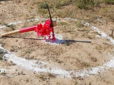 پروژه نوسازی و بهسازی سالن سینما و پلاتوی شهرستان آغاجاری کلنگ خورد