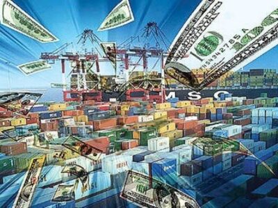 ارزش تجارت خارجی کشور کاهش یافت