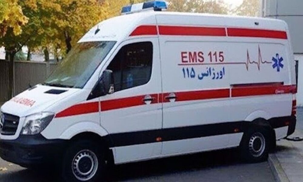 برخورد پرتابه موشکی با آمبولانس اورژانس در بوشهر