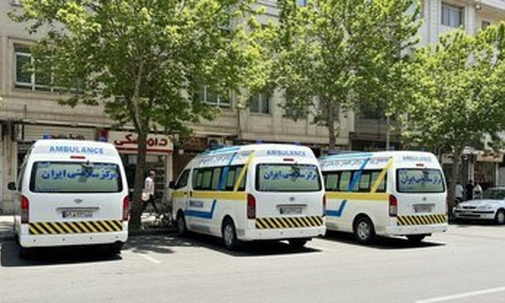 حمله موشکی به آمبولانس اورژانس استان تهران+ تصاویر