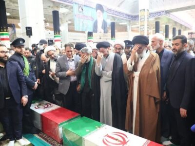 پیکر وزیر اطلاعات در قم تشییع شد / بدرقه مردم پس از نماز عید فطر