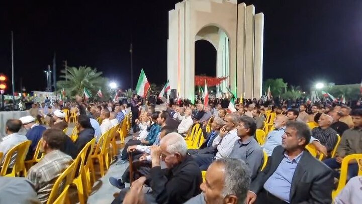 اجتماع باشکوه مردم انقلابی آبدان