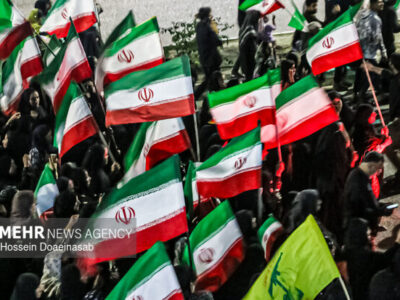 اجتماع حماسی مردم هشتبندی هرمزگان در حمایت از انقلاب اسلامی