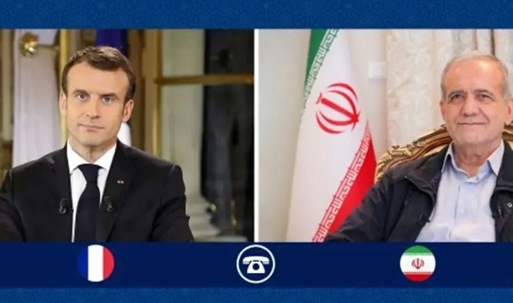 تاکید پزشکیان بر ضرورت آتش‌بس لبنان در گفت‌و‌گو با مکرون