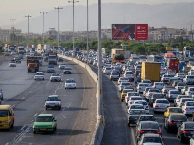 ترافیک سنگین در آزادراه قزوین–کرج–تهران/چند محور مهم مسدود شد