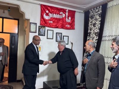 حبیبی: دیدار با خانواده شهدا انگیزه خدمت را افزایش می‌دهد