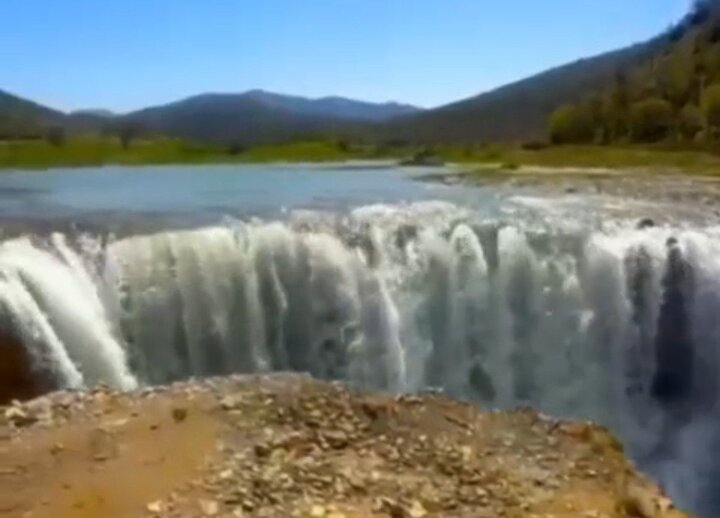 حجم آب در دشت بیلو ۱۵ کیلومتری مریوان