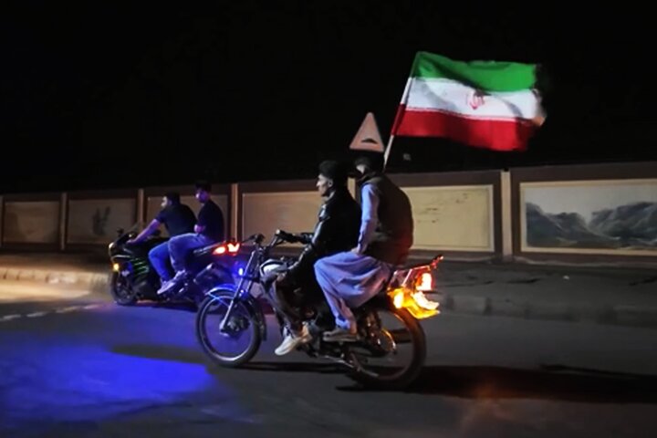 رژه موتوری «جوانان بلوچ» شهر زاهدان