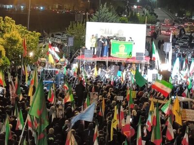صلوات خاصه امام رضا علیه السلام در اجتماع شبانه مردم کرمانشاه
