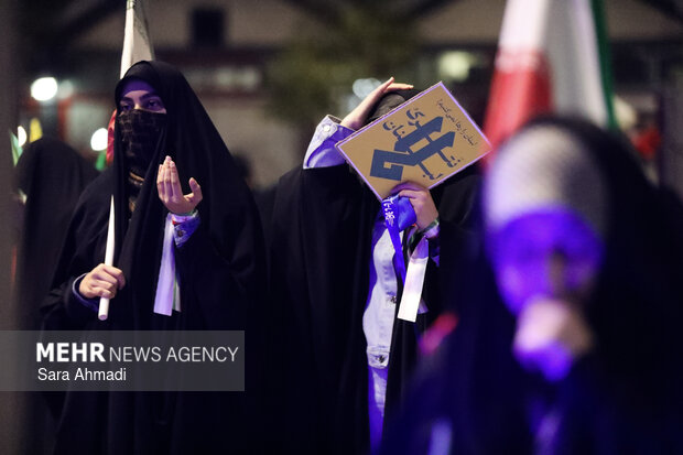 موج پنجاه و سوم حضور مردم دیار مومنان کاشان در میدان