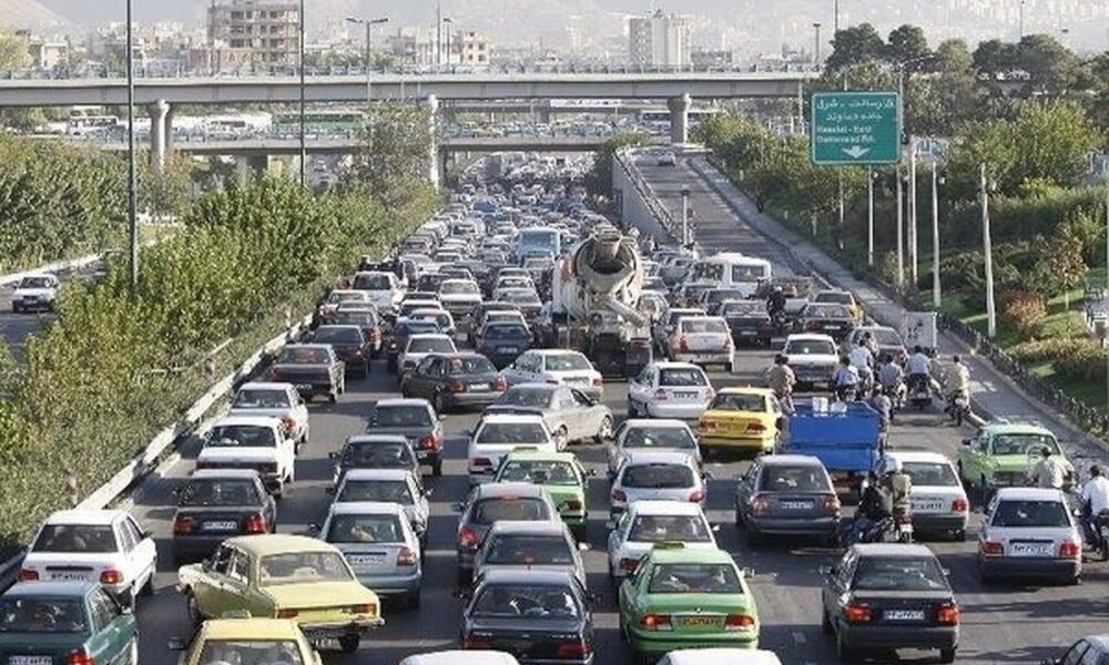 وضعیت تردد معابر و بزرگراه های تهران اعلام شد