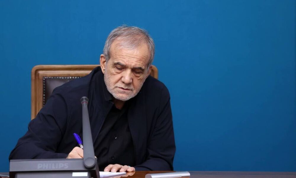 پیام تبریک پزشکیان به رئیس جمهور جدید عراق