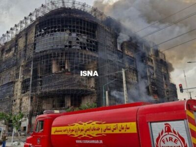 تعداد مصدومان و کشته شدگان حریق یک پاساژ در تهران اعلام شد
