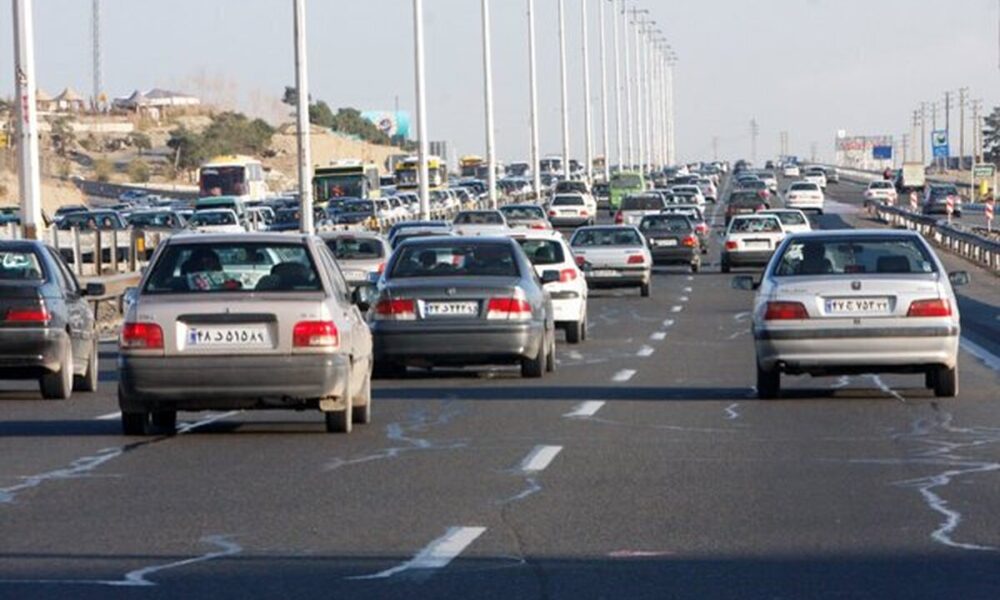 وضعیت ترافیک معابر و بزرگراه‌های شهر تهران شنبه ۶ تیر ۱۴۰۵