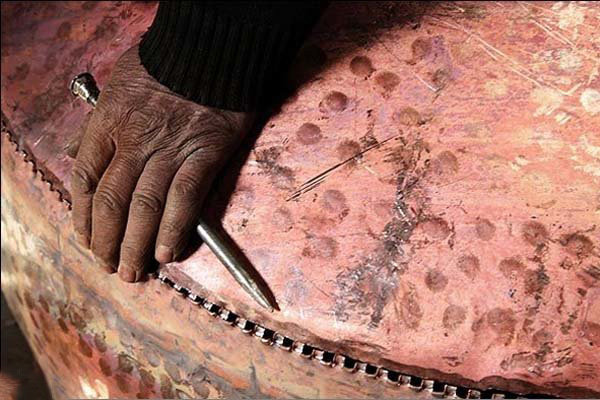 قطب صنایع‌دستی فلزی و «شهر جهانی ملیله»در تنگنای تولید